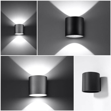 Applique ORBIS gris + 1x ampoule LED G9 4000K Cold 4.5W 530lm