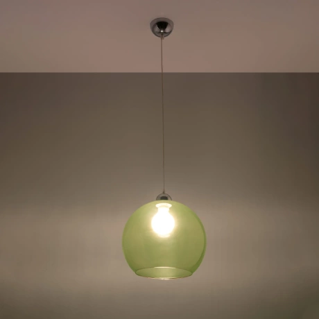 Lampe pendante BALL verte