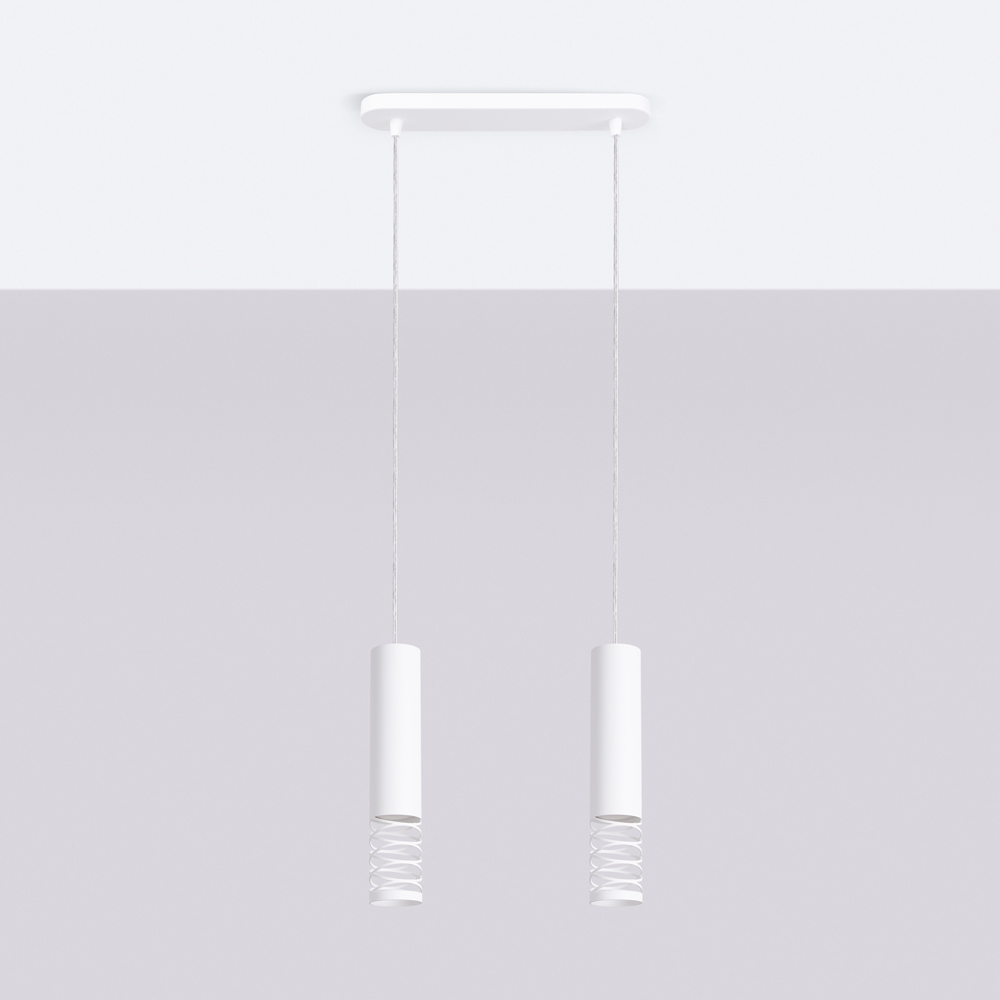 Lampe suspendue LAMI 2 blanc