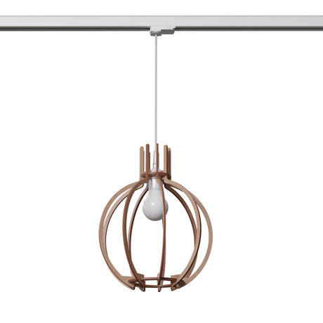 Lampe suspendue ARANCIA bois naturel E27 #W
