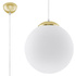 Lampe suspendue UGO 30 Gold + 1x ampoule LED E27 4000K Cold 7,5W 650lm