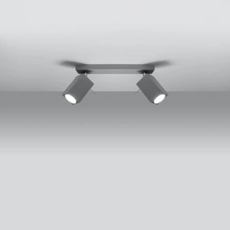 Plafonnier MERIDA 2 gris