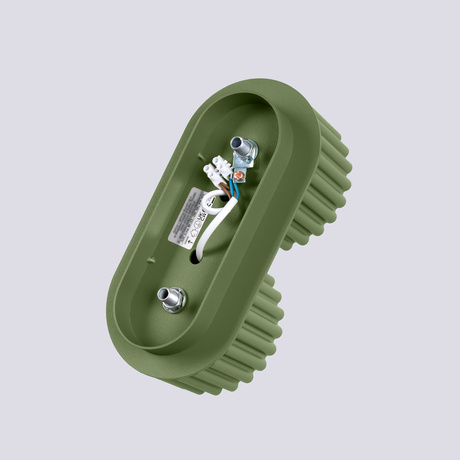 Plafonnier AURA 2 vert olive Gx53