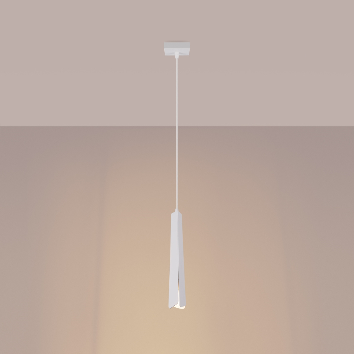 Lampe suspendue PRYSM 1 blanc