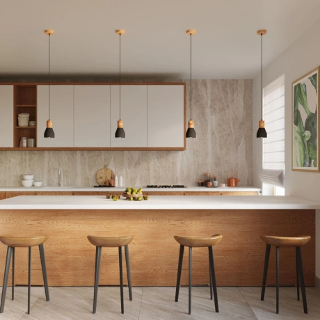 Lampe suspendue QUBIC noir