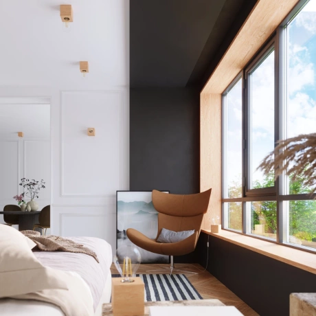 Lampe de table ARIZ en bois