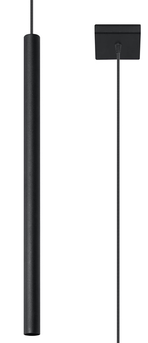 PASTELO 1 lampe suspendue noire + 1x ampoule LED G9 4000K Cold 4,5W 530lm