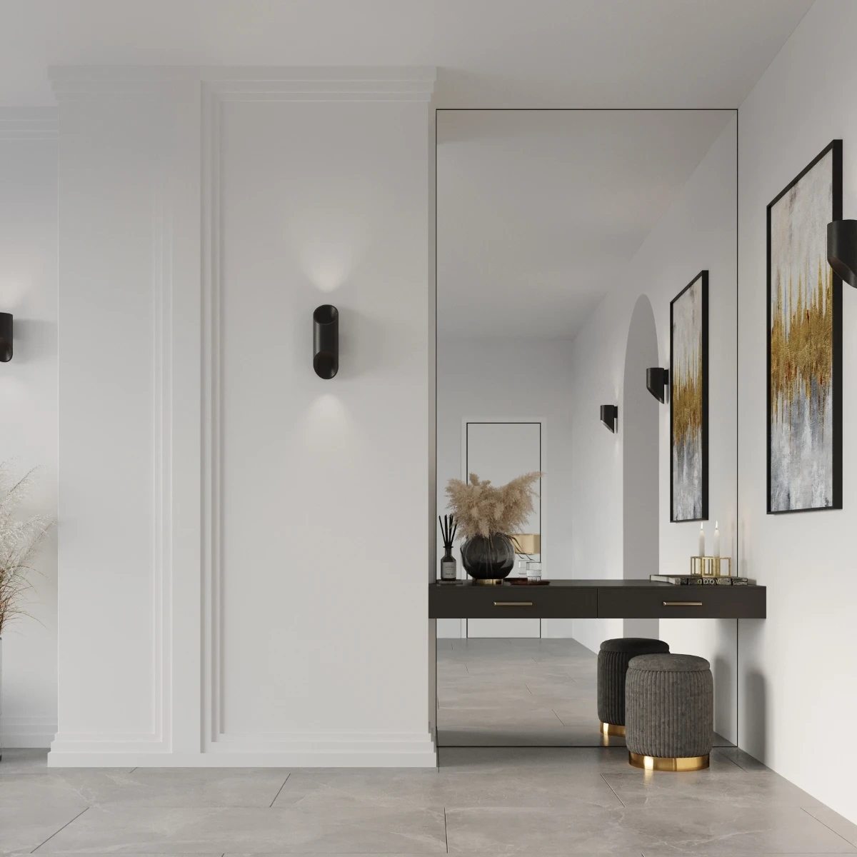 Applique PENNE 30 noir