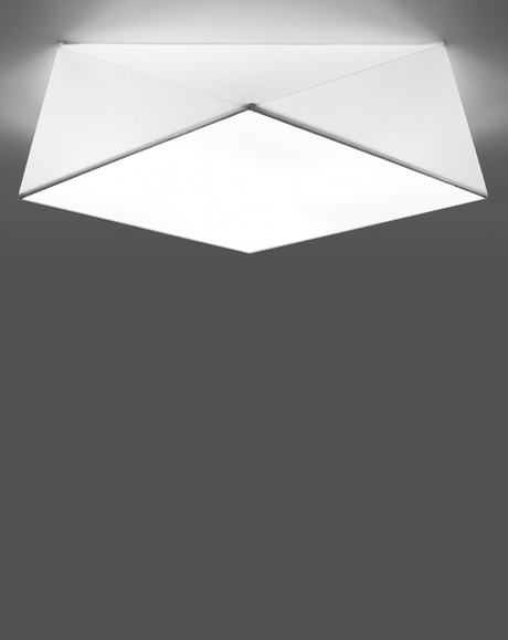 Plafond HEXA 45 BLANC + 3x ampoule LED E27 3000K Warm 7.5W 620lm