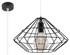 Lampe suspendue UMBERTO noire + 1x ampoule LED E27 4000K froide 7,5W 650lm