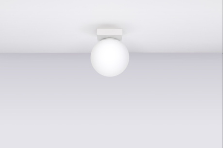 Plafond YOLI 1 blanc + 1x ampoule LED G9 3000K Warm 4.5W 450lm