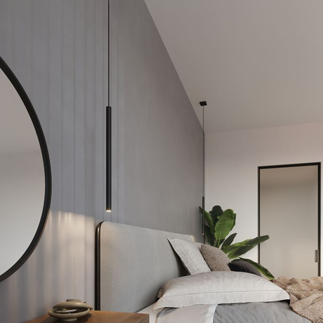 PASTELO 5 lampe suspendue noire + 5x ampoule LED G9 4000K Cold 4,5W 530lm