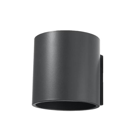Applique ORBIS 1 anthracite + 1x ampoule LED G9 3000K chaude 4.5W 510lm