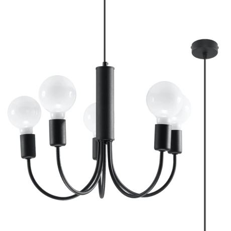 Lustre PICCOLO 5 noir