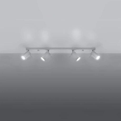 Plafonnier RING 4L blanc