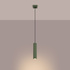 Lampe suspendue KARBON 1 vert olive
