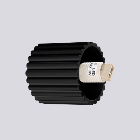 Applique HALO noir IP44