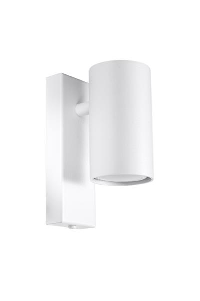 Applique UTTI blanc + 1x ampoule LED GU-10 3000K Warm 7W 620lm