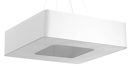 URANO 80 lustre blanc + 8x ampoule LED E27 3000K Warm 7.5W 620lm