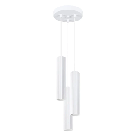 Lampe suspendue KARBON 3P blanc