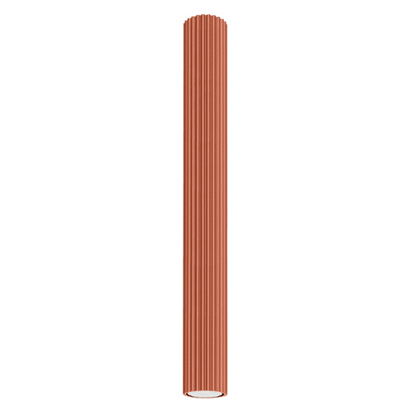 Plafonnier KARBON 60 rouge ocre