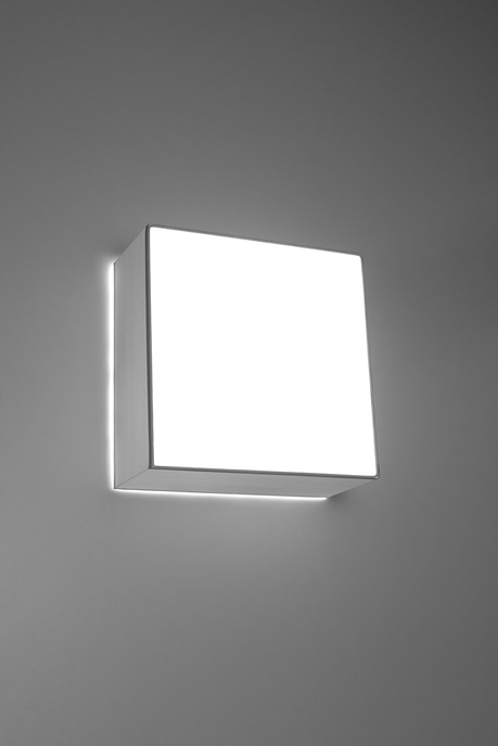 Plafond HORUS 25 GREY + 1x ampoule LED E27 3000K Warm 7.5W 620lm