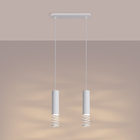 Lampe suspendue LAMI 2 blanc