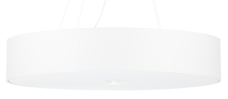 Lustre SKALA 70 blanc + 6x ampoule LED E27 4000K Froid 7.5W 650lm