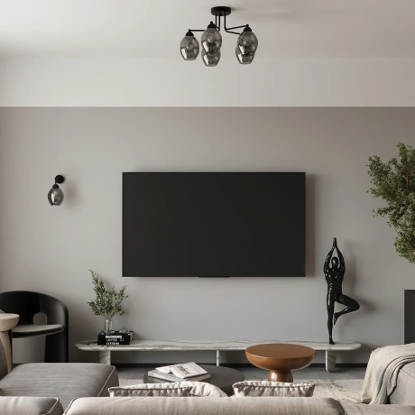 Lustre FILLAN 3 noir