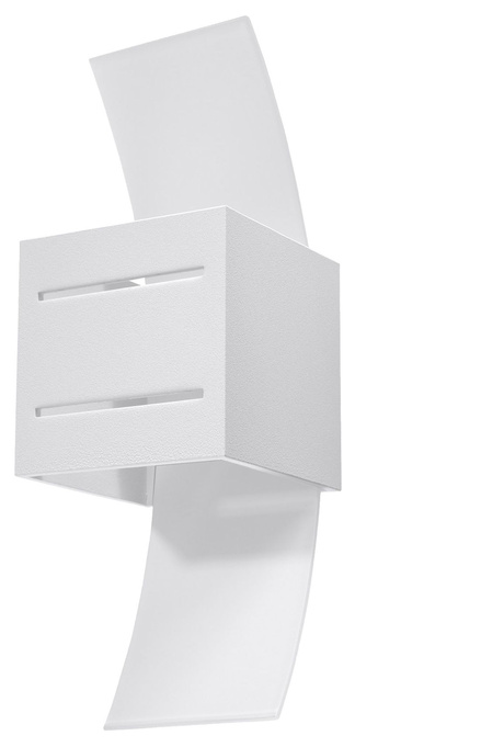Applique LORETO blanc + 1x ampoule LED G9 3000K Warm 4.5W 510lm