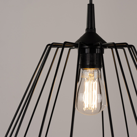 Lampe suspendue TRAPO noir