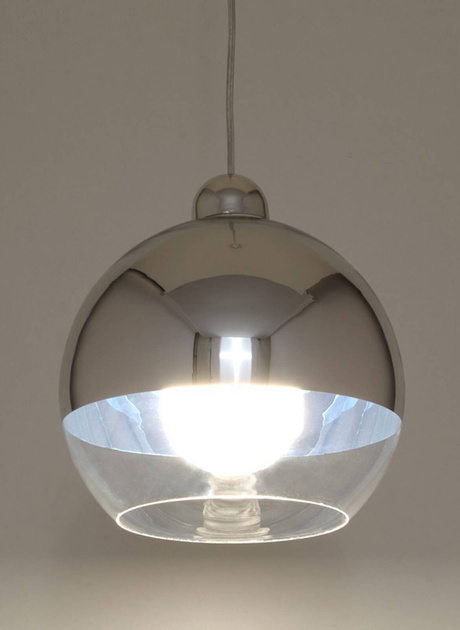 COSMO 25 lampe suspendue chromée + 1x ampoule LED E27 4000K Cold 7,5W 650lm