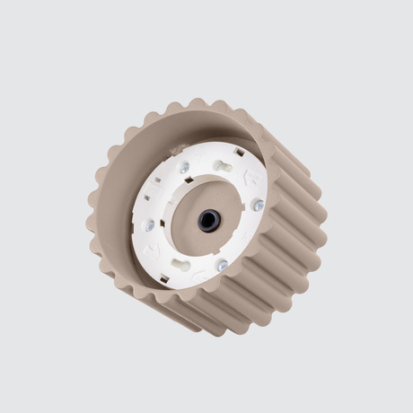 Plafonnier AURA 1 taupe Gx53