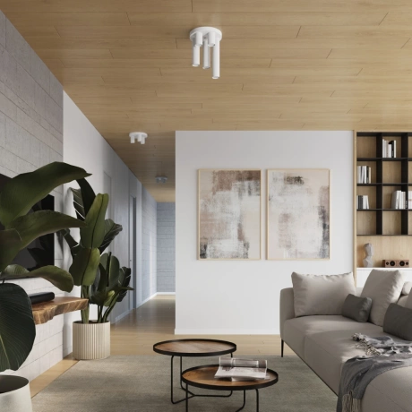 Plafonnier LAGOS 3P blanc