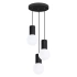 Lampe suspendue HALO 3P noir