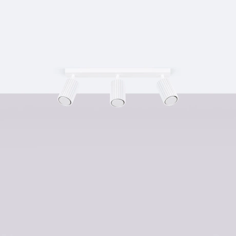 Plafonnier KARBON 3L blanc