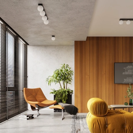 Plafonnier YOLI 1 noir