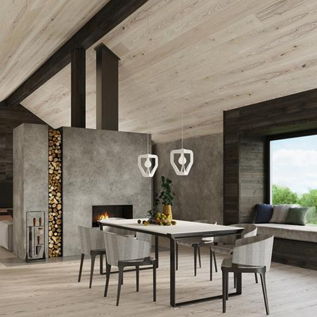 TRES lampe suspendue blanche + 1x ampoule LED E27 4000K froide 7,5W 650lm