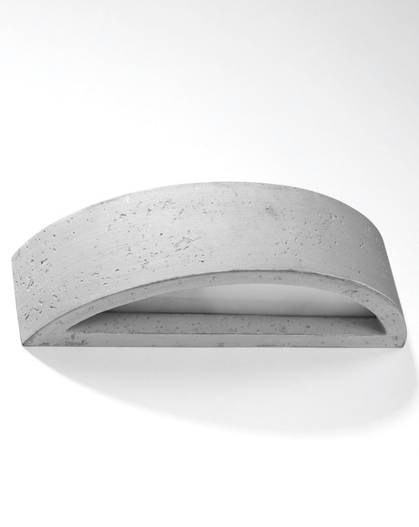 Applique ATENA béton + 1x ampoule LED E27 3000K Warm 7.5W 620lm