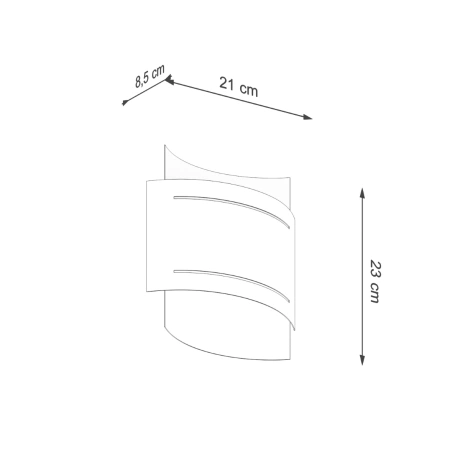 Applique HESTIA blanc