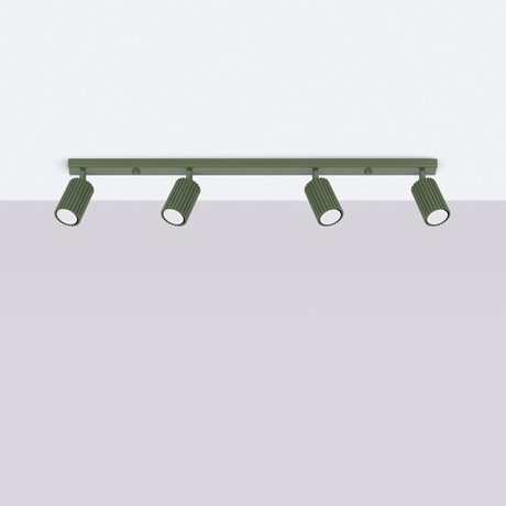 Plafonnier KARBON 4L vert olive