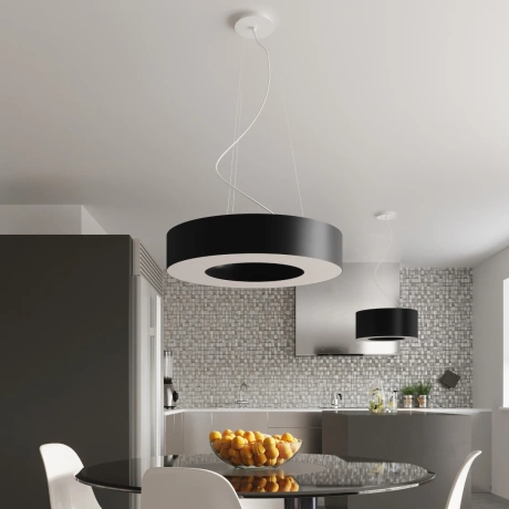 Lustre SATURNO SLIM 70 noir