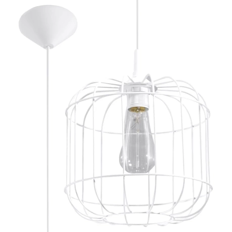 Lampe suspendue CELTA blanc