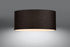 Plafond OTTO 70 noir + 6x ampoule LED E27 3000K Warm 7.5W 620lm