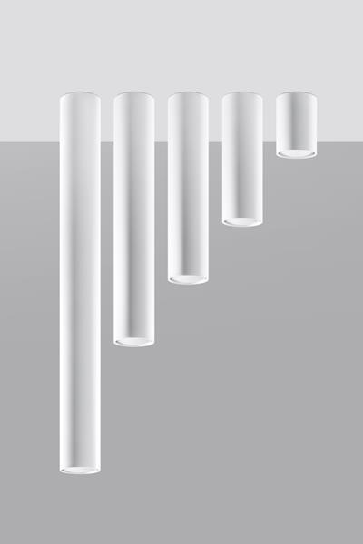 Plafond LAGOS 20 blanc + 1x ampoule LED GU-10 3000K Warm 7W 620lm