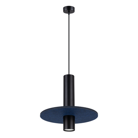 Lampe suspendue PELTA 1 noir/marine