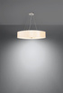 Lustre SKALA 60 blanc + 5x ampoule LED E27 3000K Warm 7.5W 620lm