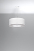 Lustre SATURNO 50 blanc + 5x ampoule LED E27 4000K Froid 7.5W 650lm