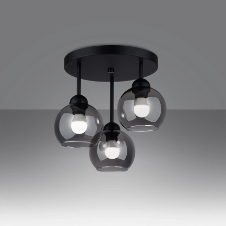 Lustre ALINO 3 noir