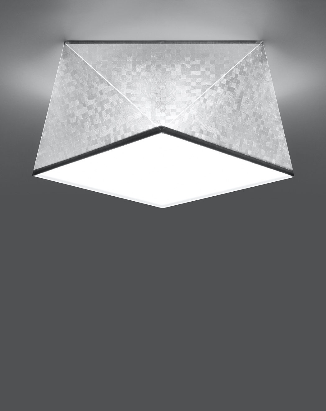 Plafond HEXA 25 CEKIN + 1x ampoule LED E27 3000K Warm 7.5W 620lm